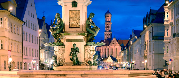 Tipy na nejatraktivnější místa v německém Augsburgu