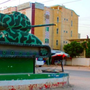 Kam v Hargejse, hlavním městě Somalilandu