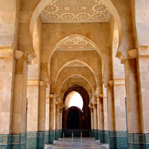V mešitě Hassana II.