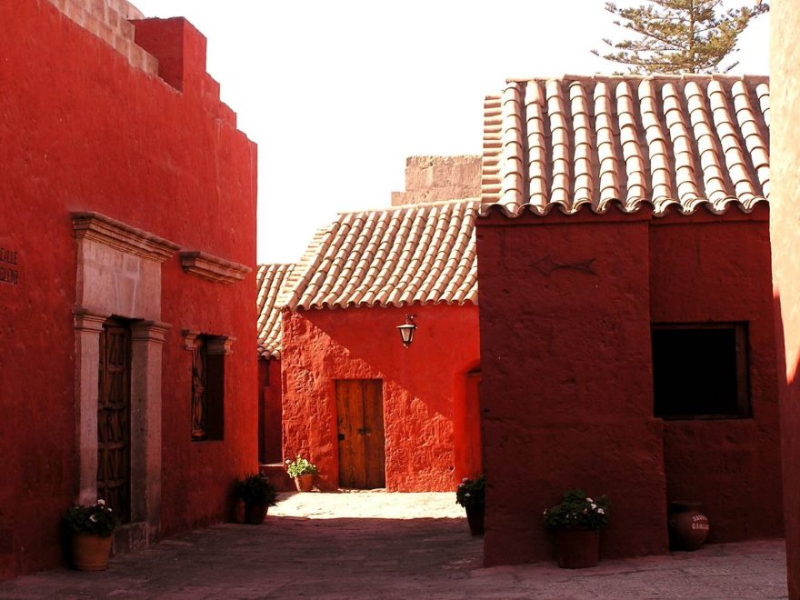 Arequipa - klášter Santa Catalina - ulička