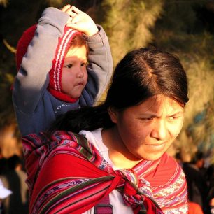 Indiánská žena v Arequipě