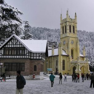 Scandal Point v zimě