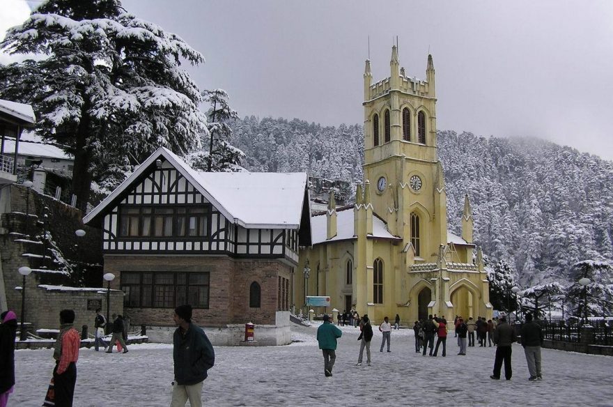 Scandal Point v zimě