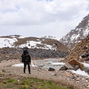 Z výstupu na Moskevskou Olympiádu, Pamír, Tádžikistán