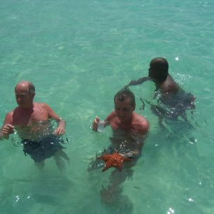 Teplé Karibské moře a nádherné hvězdice, Dominikánská republika