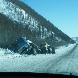 Častý obrázek na trase, Rusko