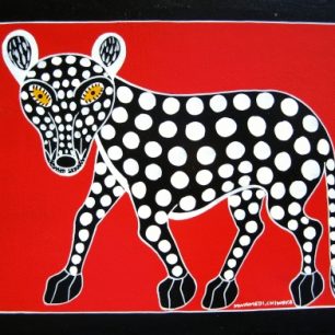 Tingatinga - hyena Chiwaya