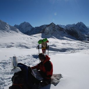 Nepál – sestup z West Col