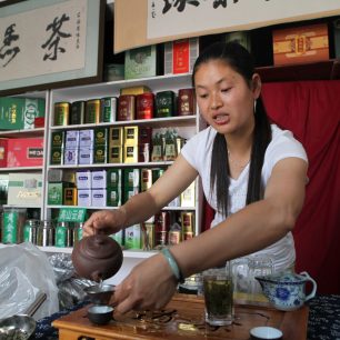 ochutnávka čaje, Čína
