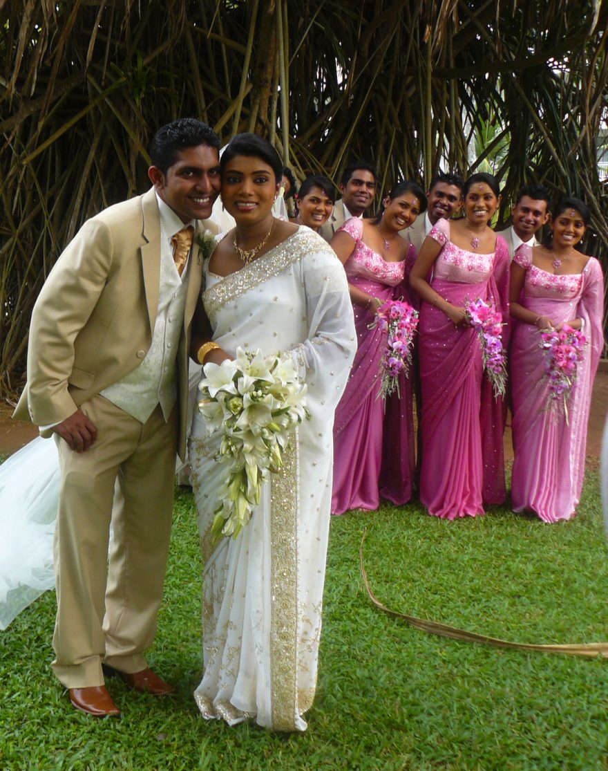 Svatba na Srí Lance