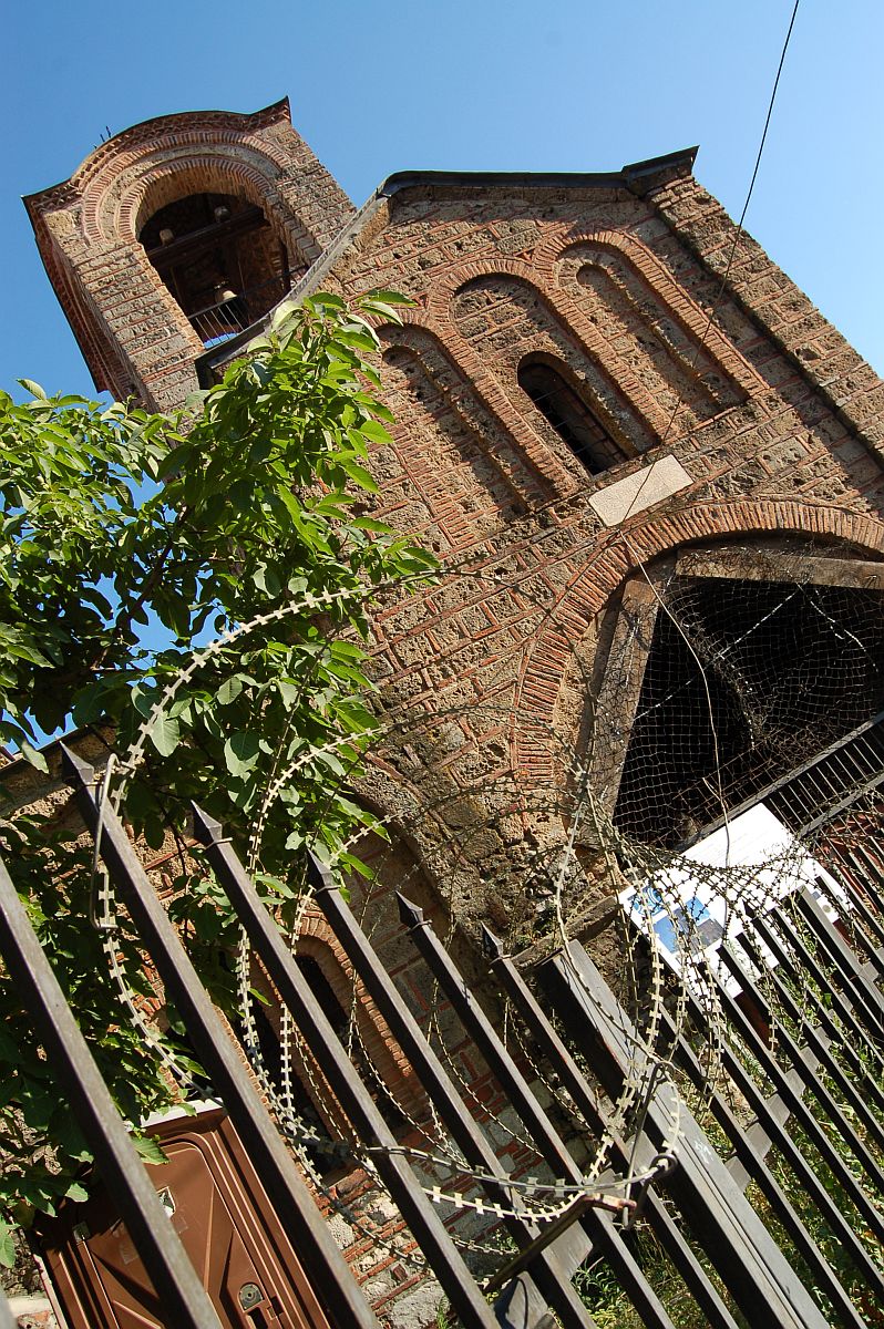Prizren – katedrála Sv.George vypálená muslimy v občanské válce, momentálně uzavřená