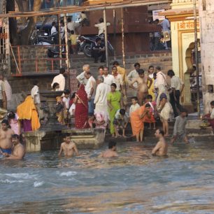 koupele na ghátech, Indie