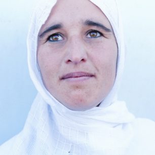 Portrét ženy bez burky, Lógar, Afghánistán