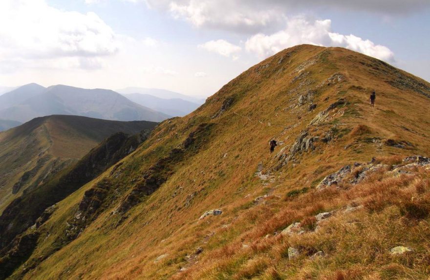 Když už se vyškrábete na hřeben, docela to šlape