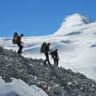 Sestup z Mera Peak, Nepál