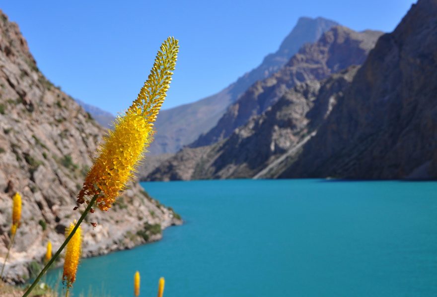 Jezero Khazar Chashma, Fanské hory, Tádžikistán