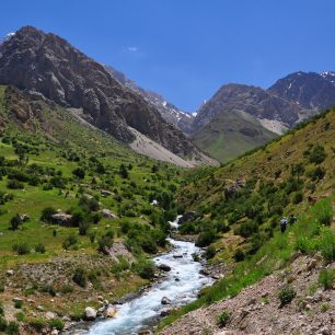 Údolí Khazar Chashma, Fanské hory, Tádžikistán