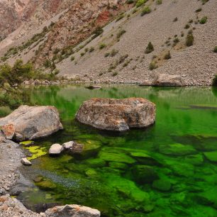 Jezero Maloe Allo, Fanské hory, Tádžikistán
