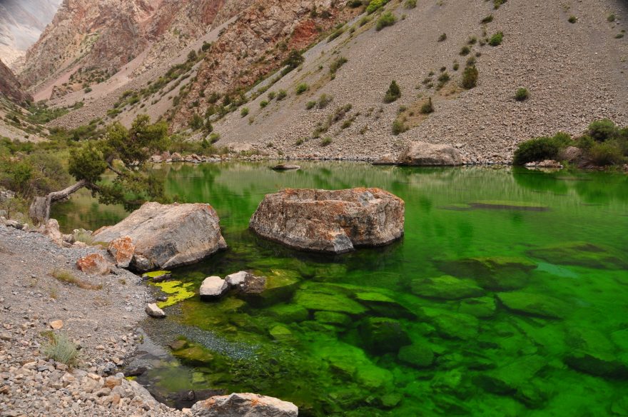 Jezero Maloe Allo, Fanské hory, Tádžikistán
