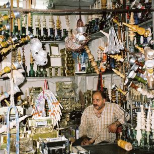 Vodní dýmky, Bazar-e-Vakil, Šíraz, Írán