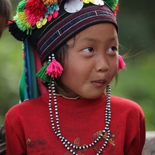Děvčátko z oblasti Lai Chau, Vietnam