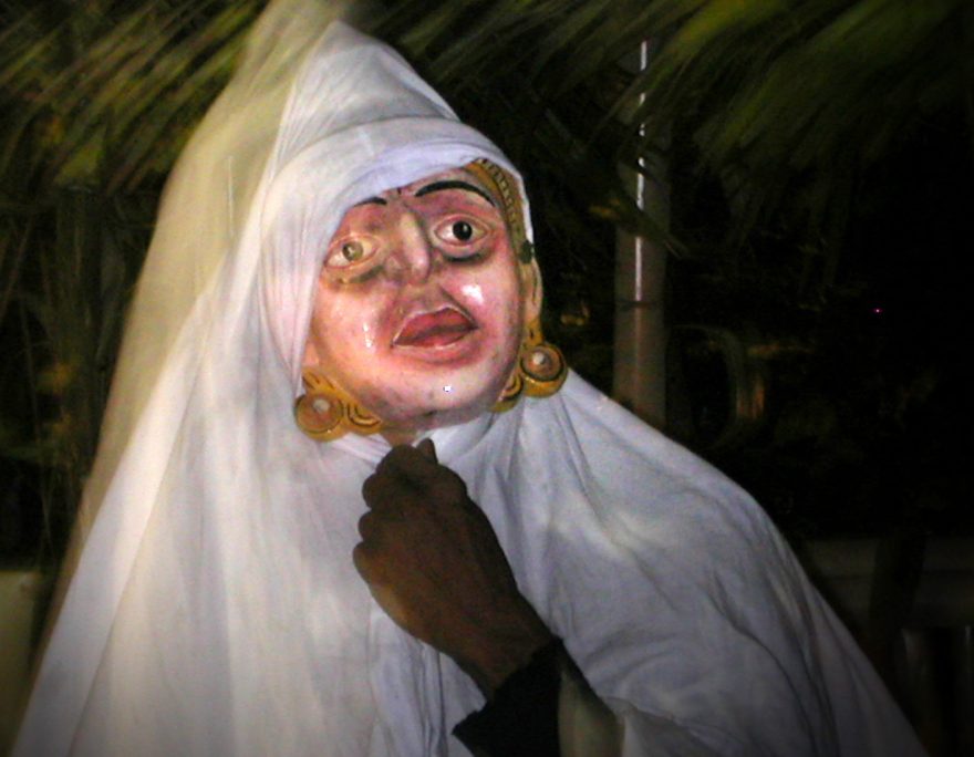 Jeden z démonů Sanni Yakuma, Srí Lanka