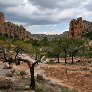Jedno z údolí, Sierra de Organos, Mexiko