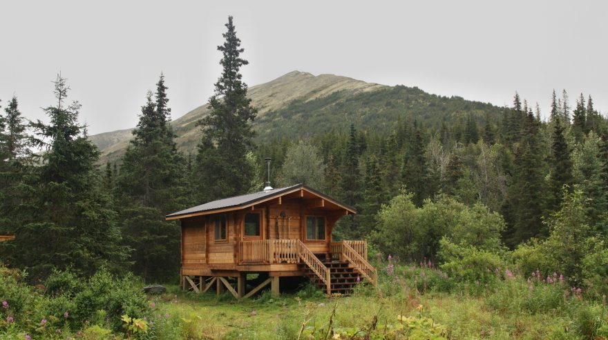 Chatky pro pocestné v Ressurection pass trail