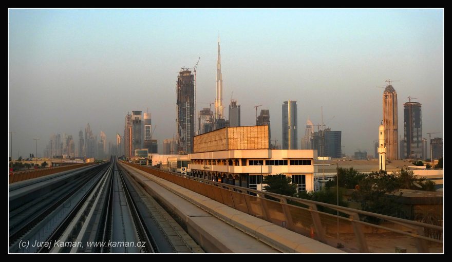 Dubaj, metro bez řidiče 3