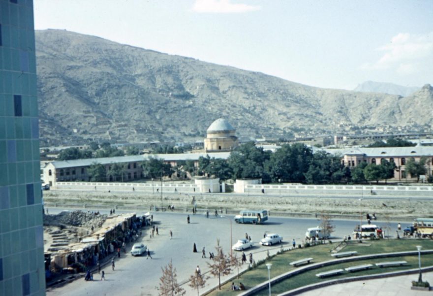 Centrum Kábulu, královská hrobka. Dnes již v troskách, Afghánistán
