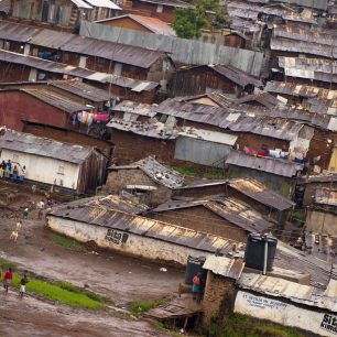 Kibera - druhý největší africký slum