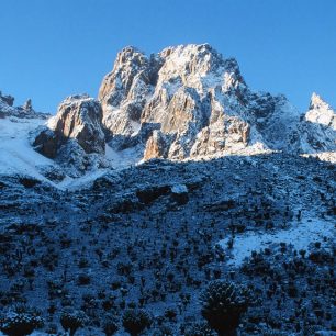 Keňa, vrcholová partie Mount Kenyi