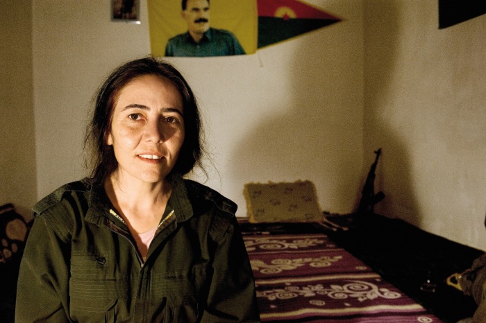 Portrét vůdce Abdullaha Öcalana nesmí chybět