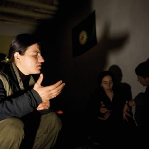 Portrét vůdce Abdullaha Öcalana nesmí chybět