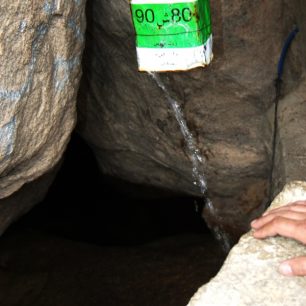 Nečekaná voda uprostřed hory