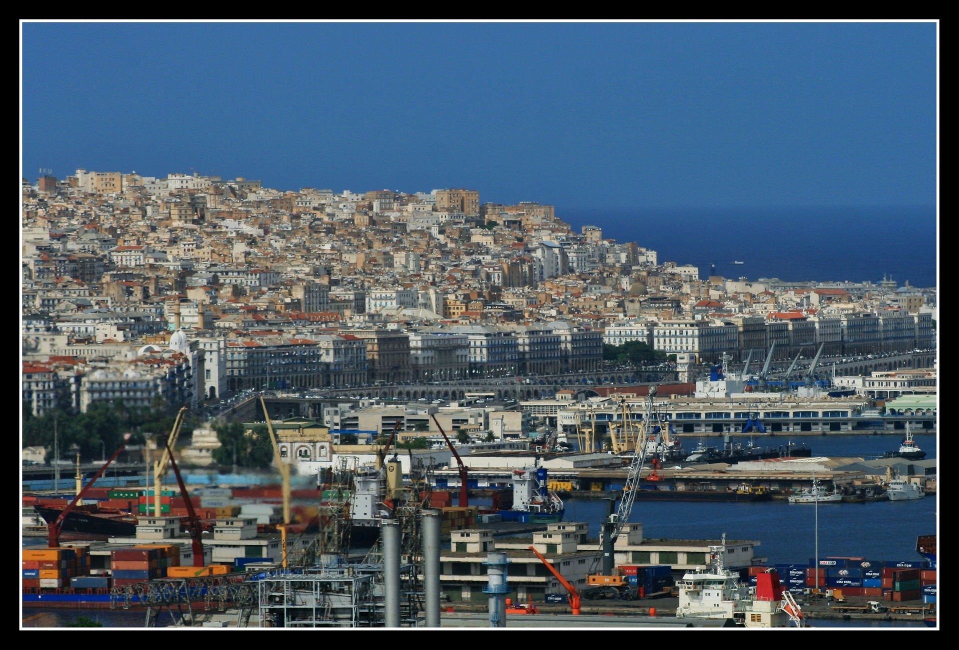 Celkový pohled na kasbu, Alžír