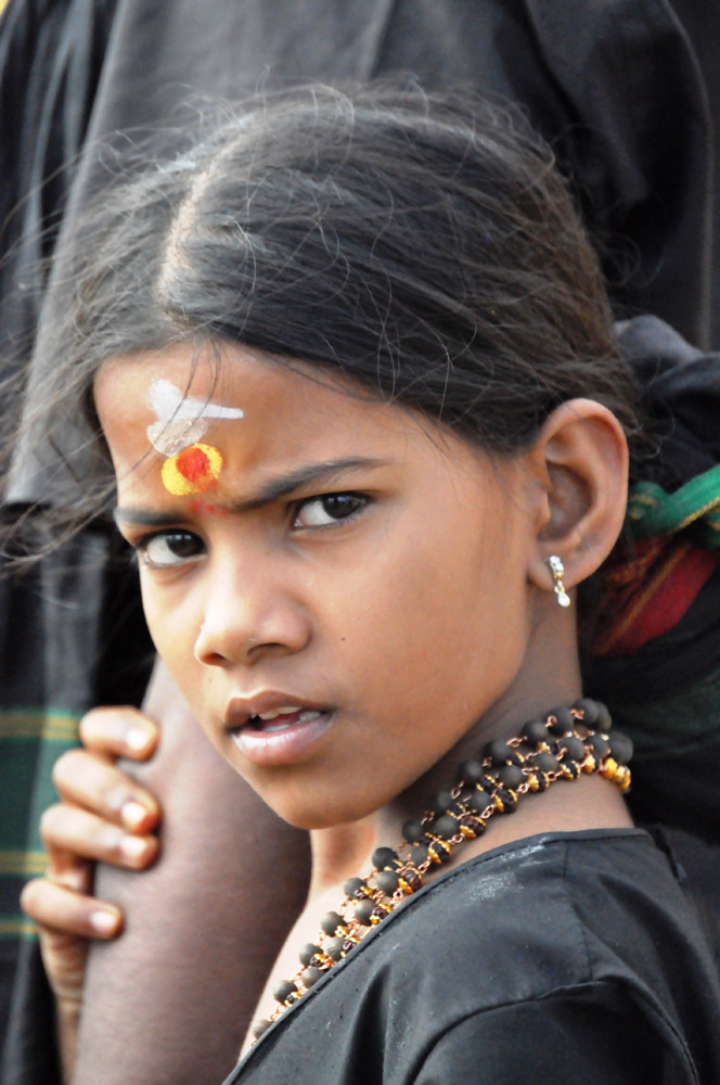 dívka z Kanyakumari, Indie