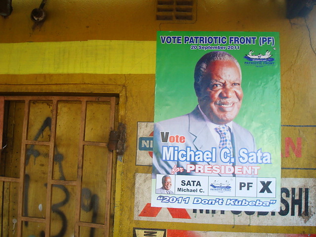 Prezidentské volby, Zambie