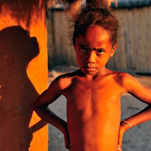 Mladá kráska za Madagaskaru