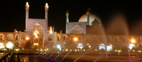 Imámovo náměstí v centru Isfahánu.