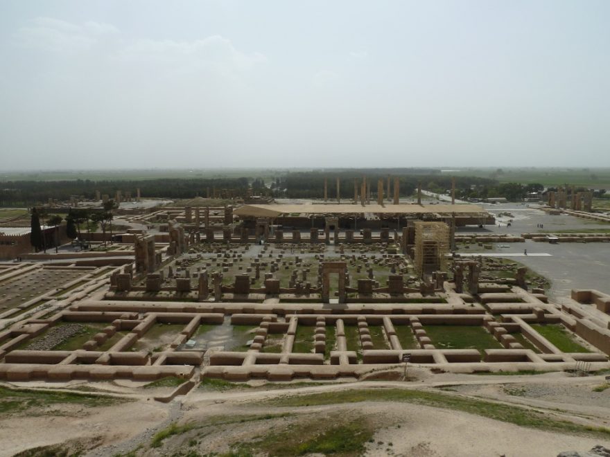 Pohled na kompex Persepolis