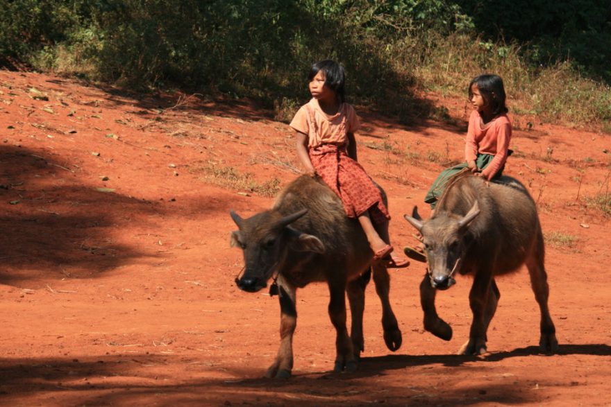 Venkovský život v Barmě