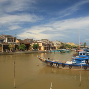 Typický pohled na Hoi An, Vietnam
