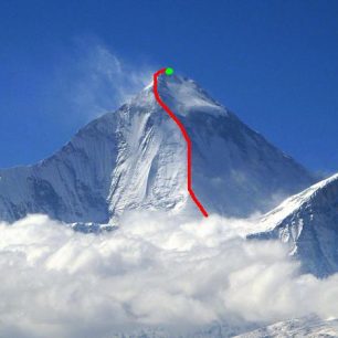 Plánovaná trasa výstupu