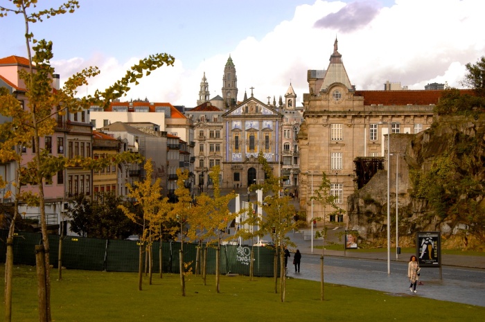 Pohled od katedlary Sé de Porto