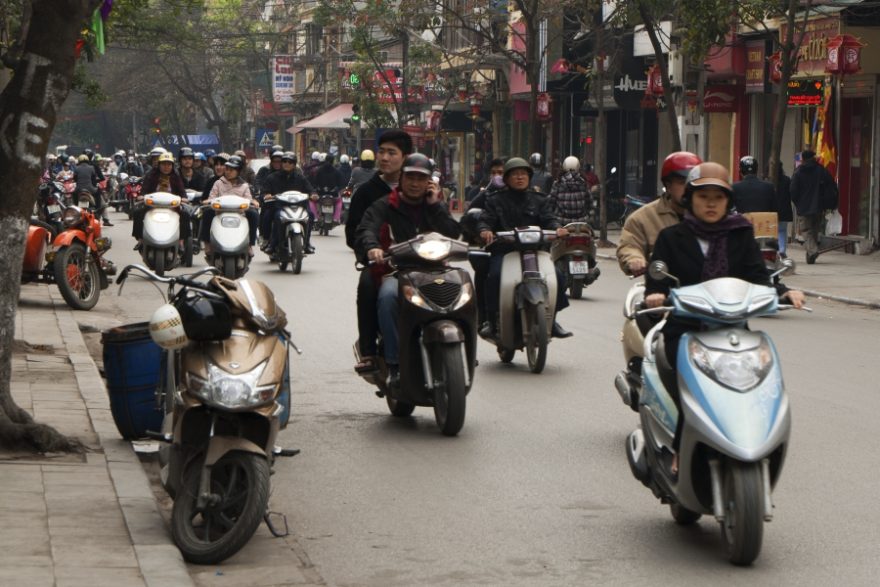 Ulice vietnamských měst