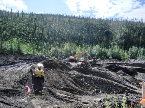 Těžba zlata v Hunker Creek