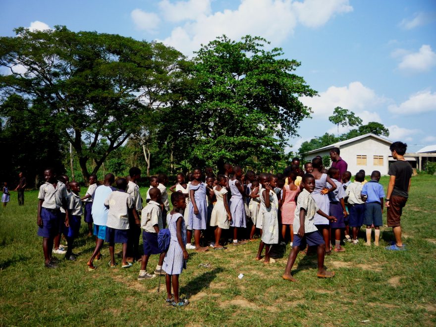 Spousta akcí se konala na dvoře před knihovnou