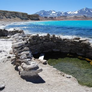 Horké prameny Laguny Verde