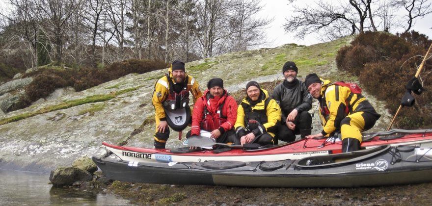 Kompletní výprava - zleva Standa, Radek, Stanďoch, Jirka a Vítek